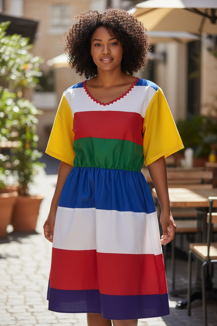 7 colors dress