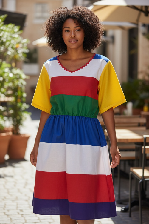 7 colors dress