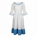 Blue and white