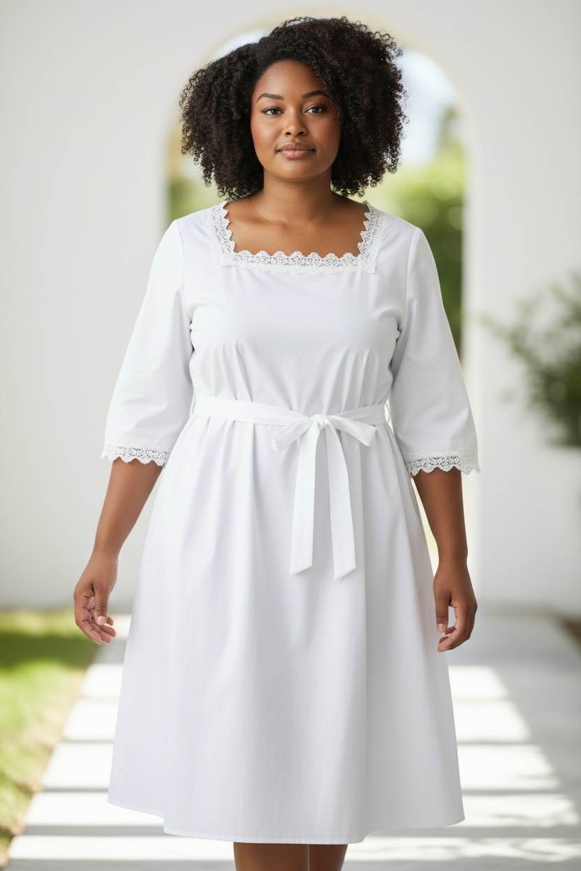 White dress style 1