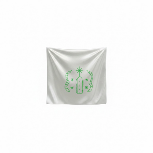 Head Band White Satin Bow Headband paint