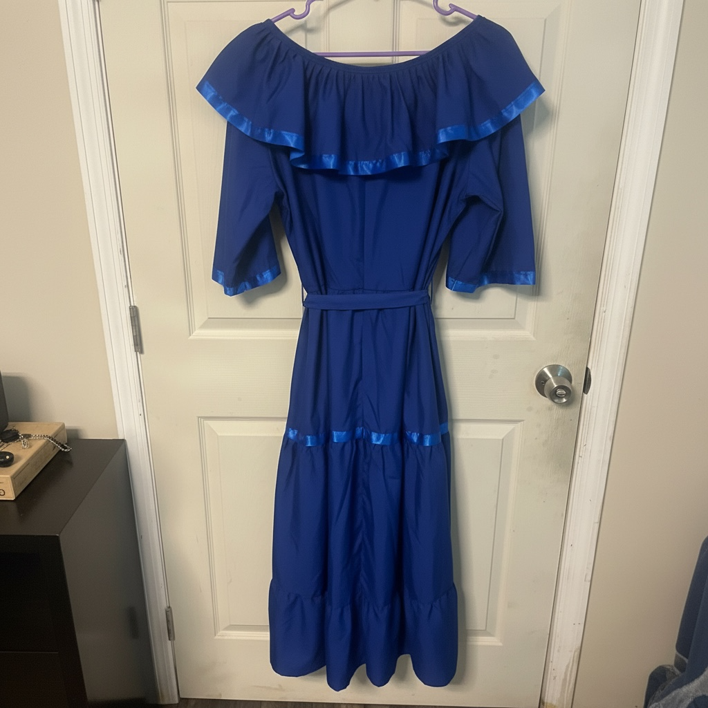 Blue dress